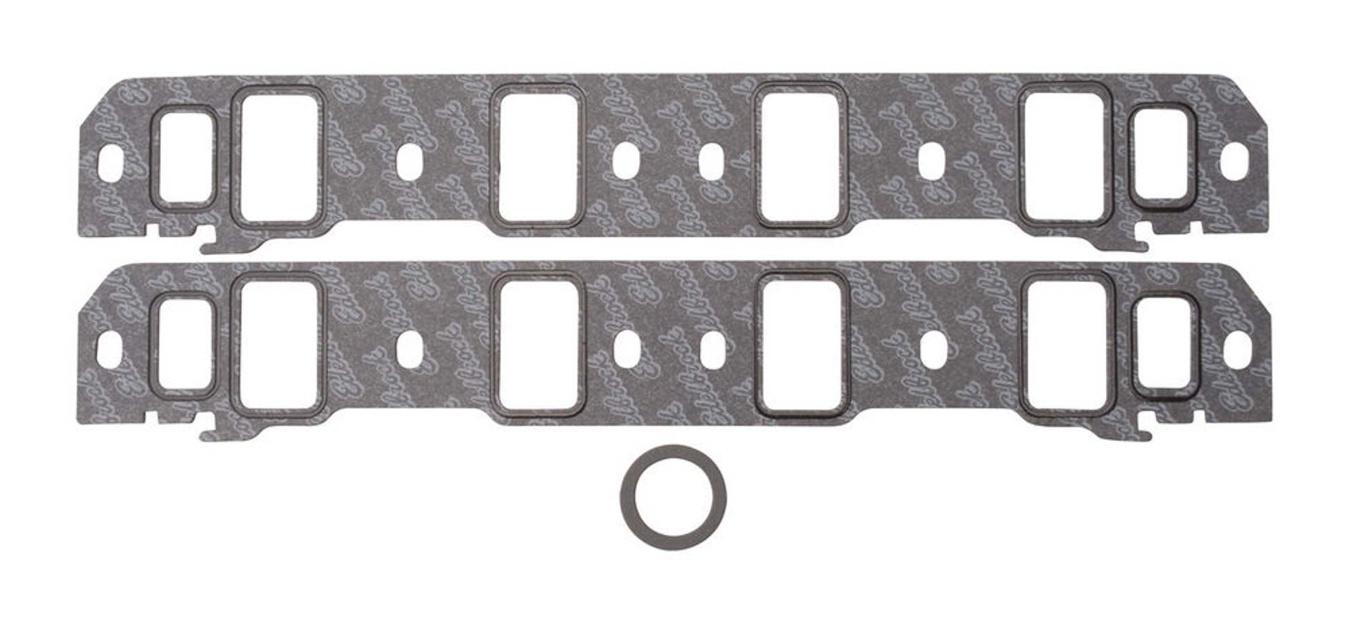 Edelbrock 7219 Intake Gasket for Small Block Ford with Victor Jr. Heads, 0.06 Inch Thickness, Rectangular Port Design