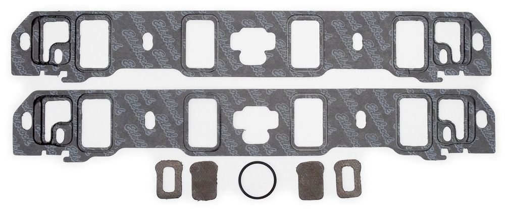 Edelbrock 7220 Intake Manifold Gasket Set for Small Block Ford, 0.06 Inch Thick, 1.2 x 2 Inch Rectangular Port
