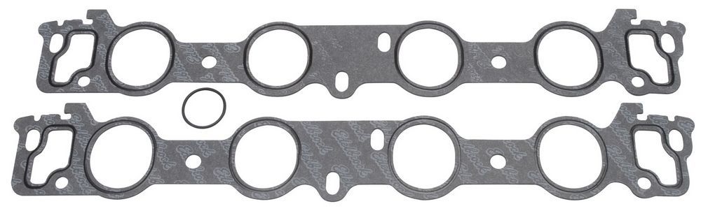 Edelbrock Intake Gasket Set for Big Block Ford with 0.06 Inch Thickness and Oval Port Design Part #7223
