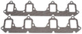 Edelbrock 7229 Exhaust Header and Manifold Gasket Set for Ford FE-Series, Rectangular Port, Steel Core Laminate