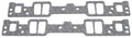 Edelbrock 7235 Intake Gasket Set for Small Block Chevy Vortec Engines, 0.12 Inch Thick, Rectangular Port, Composite Material