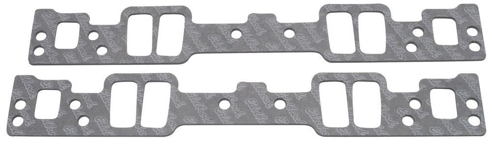 Edelbrock 7235 Intake Gasket Set for Small Block Chevy Vortec Engines, 0.12 Inch Thick, Rectangular Port, Composite Material