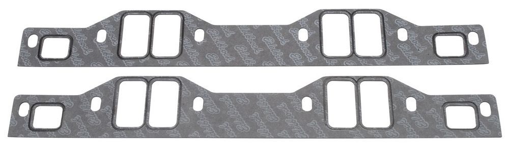 Edelbrock 7277 Intake Gasket Set for Small Block Mopar with Performance RPM Heads, 0.06 Inch Thickness, Rectangular Port, Composite Material