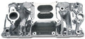 Edelbrock SBC Performer RPM Air Gap Intake Manifold 7501 Polished Aluminum Square Bore Dual Plane
