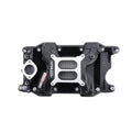 Edelbrock 75763 Performer RPM Air-Gap Intake Manifold for Small Block Mopar, Square Bore, Dual Plane, Aluminum, Black Finish