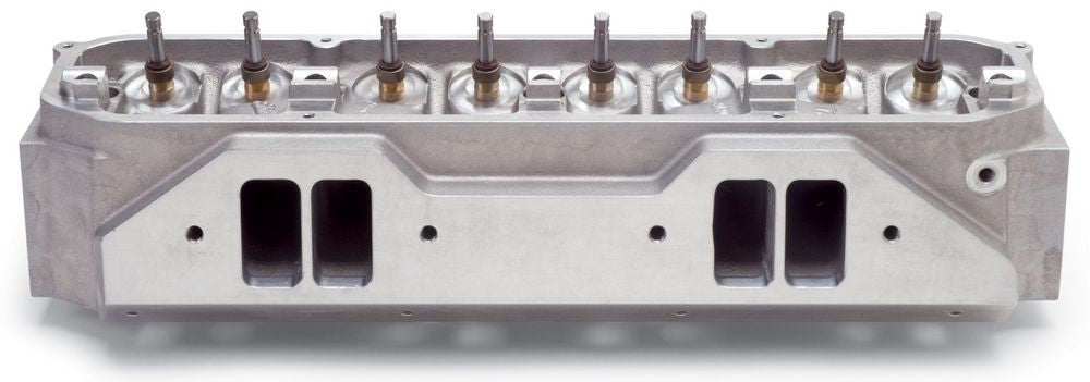 Edelbrock 77929 BBM Victor Cylinder Head with Valves for Mopar B / RB-Series, Aluminum, 2.200 Inch Intake Valve, 1.810 Inch Exhaust Valve
