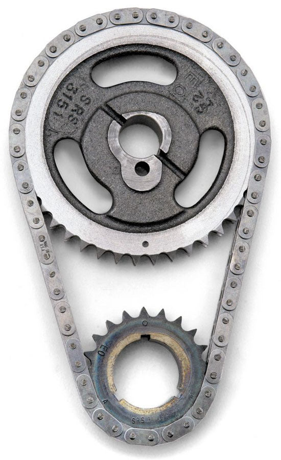 Edelbrock 7811 True Roller Timing Set for Small Block Ford with Double Roller Chain and Keyway Adjustment