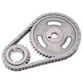 Edelbrock 7813 True Roller Timing Set for Oldsmobile V8 with Double Roller Chain and Keyway Adjustment