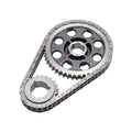 Edelbrock 7818 True Roller Timing Set for AMC V8 Engines, Double Roller Chain with Keyway Adjustment