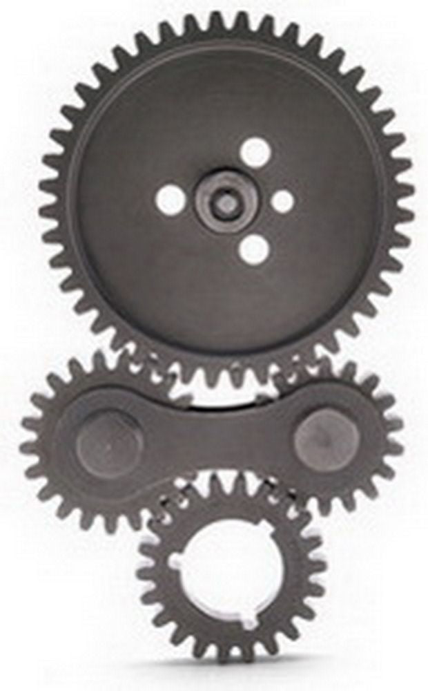 Edelbrock 7890 Accu-Drive Dual Idler Timing Gear Drive Kit for Small Block Chevy