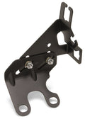 Edelbrock 8031 Throttle Bracket for Chevy V8 Manifold Mount with Cruise Control and Kickdown, Steel Black Powder Coat