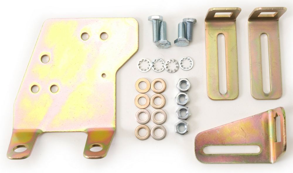 Edelbrock 8036 Gold Throttle Bracket for Small Block Chevy Intake Manifold Mount