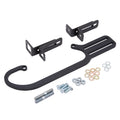 Edelbrock 8041 Throttle and Transmission Kickdown Bracket for 4150 Square Bore Carburetors, Aluminum, Black Anodized Finish