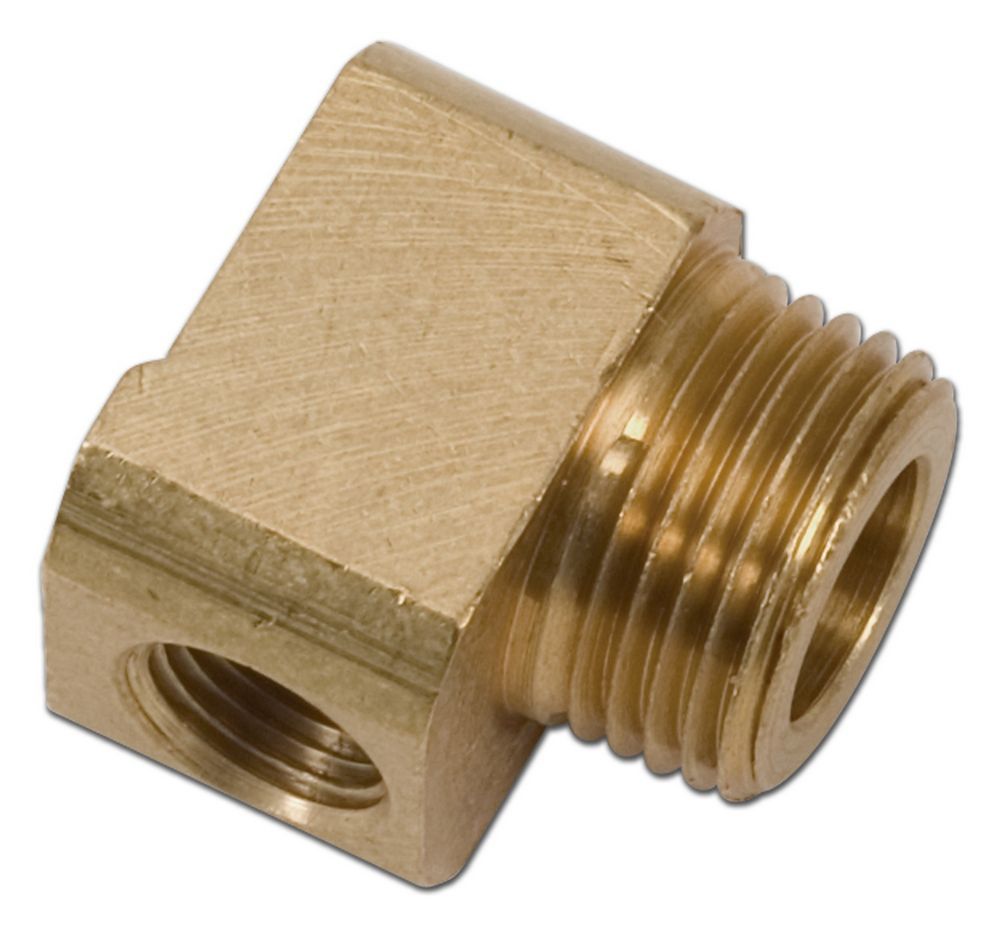 Edelbrock 8096 Vacuum Fitting 90 Degree Brass Adapter for Automotive Use