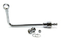 Edelbrock EDE8126 Chrome Fuel Line for EPS Carburetors, 3/8 Inch Hose Barb Inlet, 5/8-20 Inch Outlet