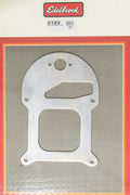 Edelbrock 8189 Fuel Pressure Regulator Bracket, Plate Style for Single Regulator, Aluminum, Natural Finish