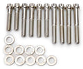Edelbrock 8507 Intake Manifold Bolt Kit for Ford FE-Series Engines, 12 Point Steel Cadmium Finish
