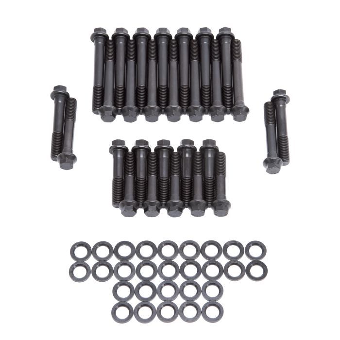 Edelbrock E-Series Head Bolt Kit for AMC V8 Engines (1970 and Later) with Hex Heads and Chromoly Material
