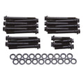 Edelbrock E-Series Head Bolt Kit for Pontiac V8 Engines, Chromoly Hex Head, Black Oxide Finish