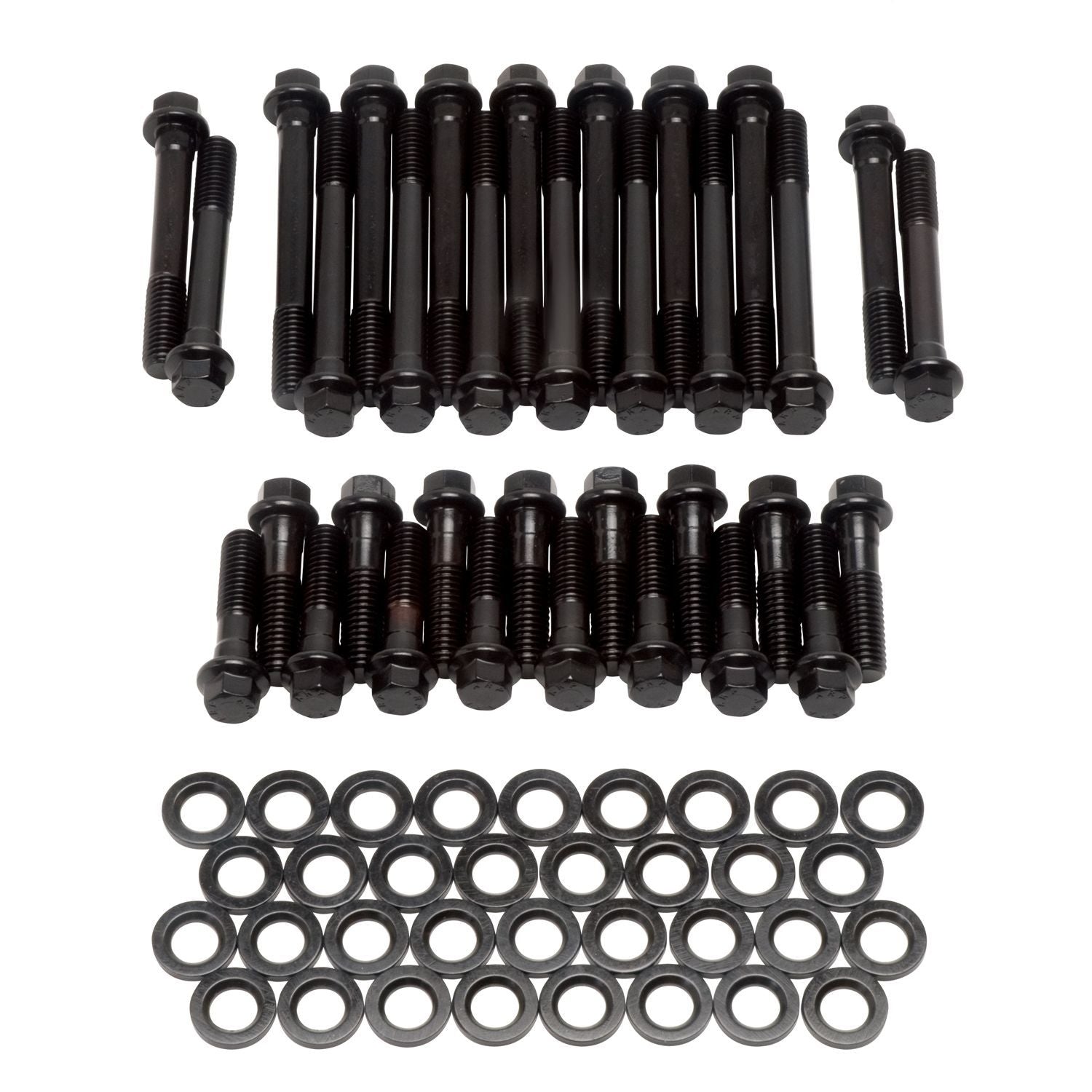 Edelbrock 85502 E-Series Small Block Chevy Cylinder Head Bolt Kit with Chromoly Hex Head