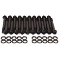 Edelbrock E-Series Head Bolt Kit for Ford 351 Cleveland Engines, Hex Head, Chromoly, Black Oxide Finish