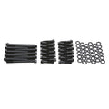 Edelbrock E-Series Head Bolt Kit BBM for Victor Heads, Chromoly Hex Head, Black Oxide Finish