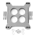 Edelbrock 8723 Carburetor Spacer, 0.5 Inch Thick, Square Bore, Wood Material, Includes Gaskets and Hardware