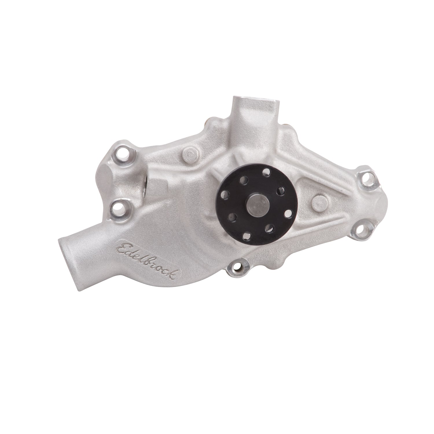 Edelbrock 88120 SBC Water Pump with 3/4 Inch Pilot, Short Aluminum Design, Natural Finish