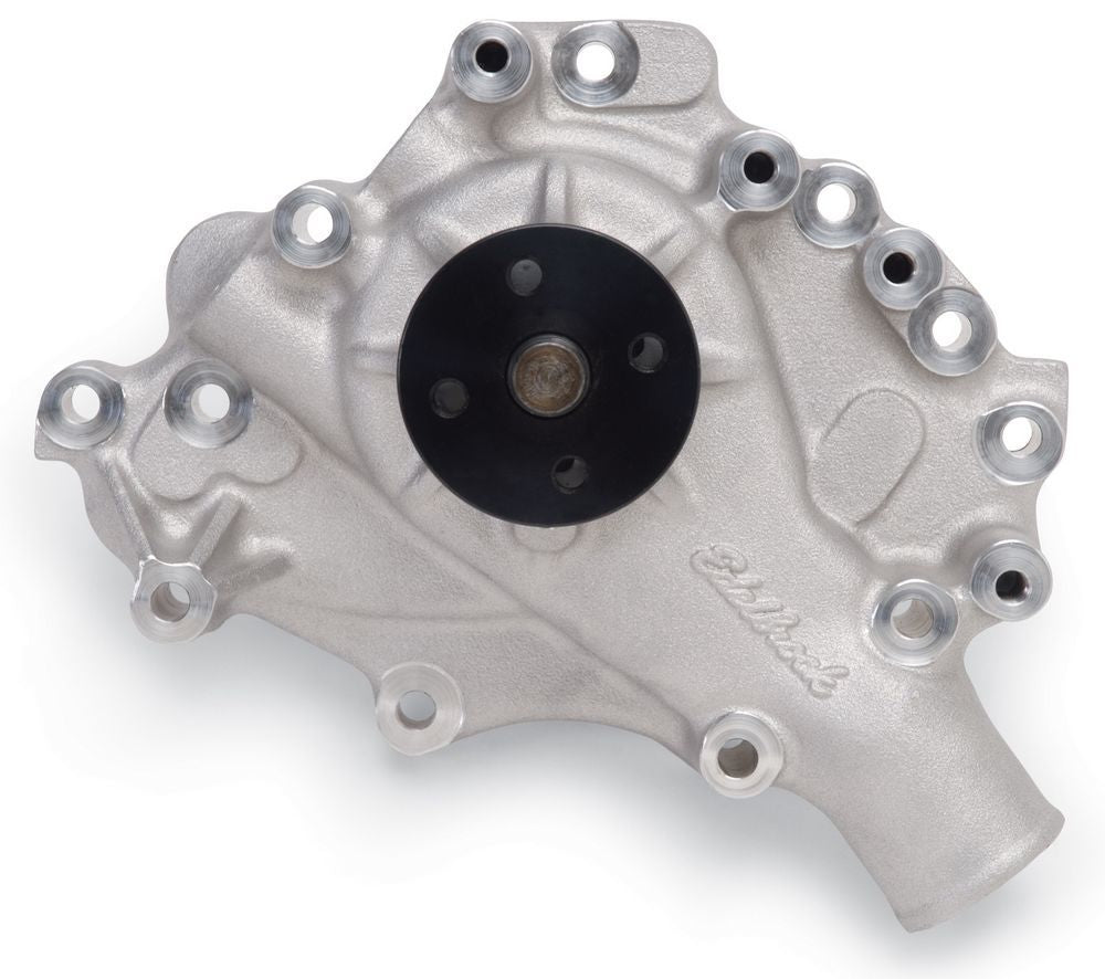 Edelbrock 8844 Victor Series Mechanical Water Pump for Ford 351 Cleveland Engines with 5/8 Inch Pilot Aluminum Natural Finish