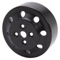 Edelbrock Water Pump Pulley for GM LS Series Serpentine Belt Drive, 5.84 Inch Diameter, Aluminum, Black Anodized