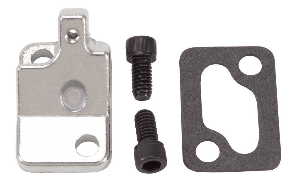 Edelbrock 8901 Choke Block-Off Plate for Small Block Chevy Manifolds