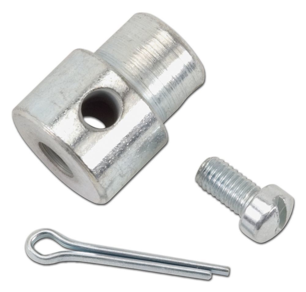 Edelbrock 9141 Chev Throttle Lever Stud with Steel Shouldered Design and Zinc Oxide Finish