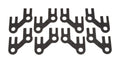 Edelbrock 9609 Hardened Guideplate Kit for Chevy 348-409 with 3/8 Inch Pushrod, Steel, Black Oxide Finish