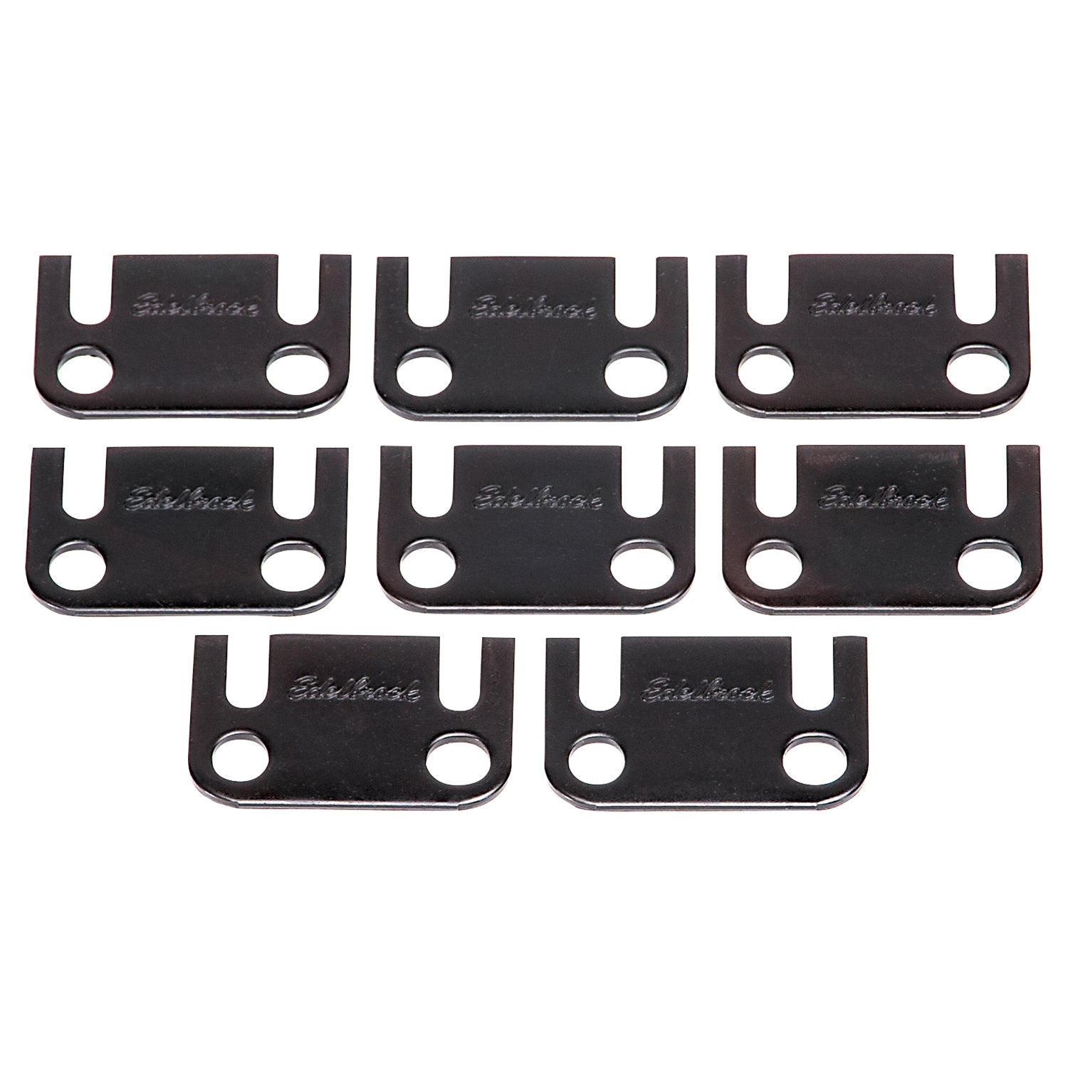 Edelbrock 9665 Guide Plates for Small Block Ford, 5/16 Inch Pushrod, Steel, Black Oxide Finish