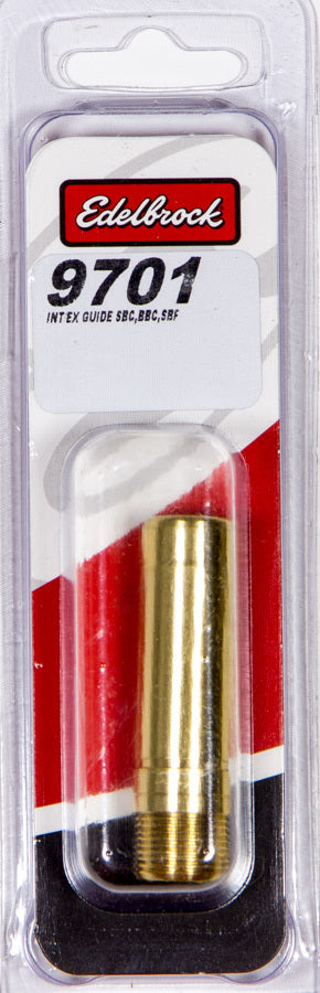 Edelbrock Valve Guide 9701 for Intake and Exhaust - 11/32 Inch Valve Diameter, 2 Inches Long, Bronze and Manganese Material