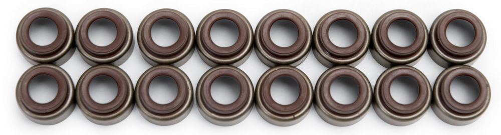 Edelbrock Valve Stem Seal Set for 11/32 Inch Valve Stems, Viton Material, 0.530 Inch Guide Diameter, Pack of 16