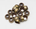 Edelbrock 9759 Valve Stem Seal Set for 3/8 Inch Valve Stems with 0.562 Inch Guides, Viton Material