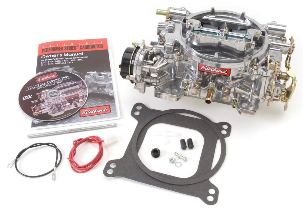 Edelbrock 9906 Performer 600 CFM 4-Barrel Carburetor with Electric Choke and Aluminum Finish