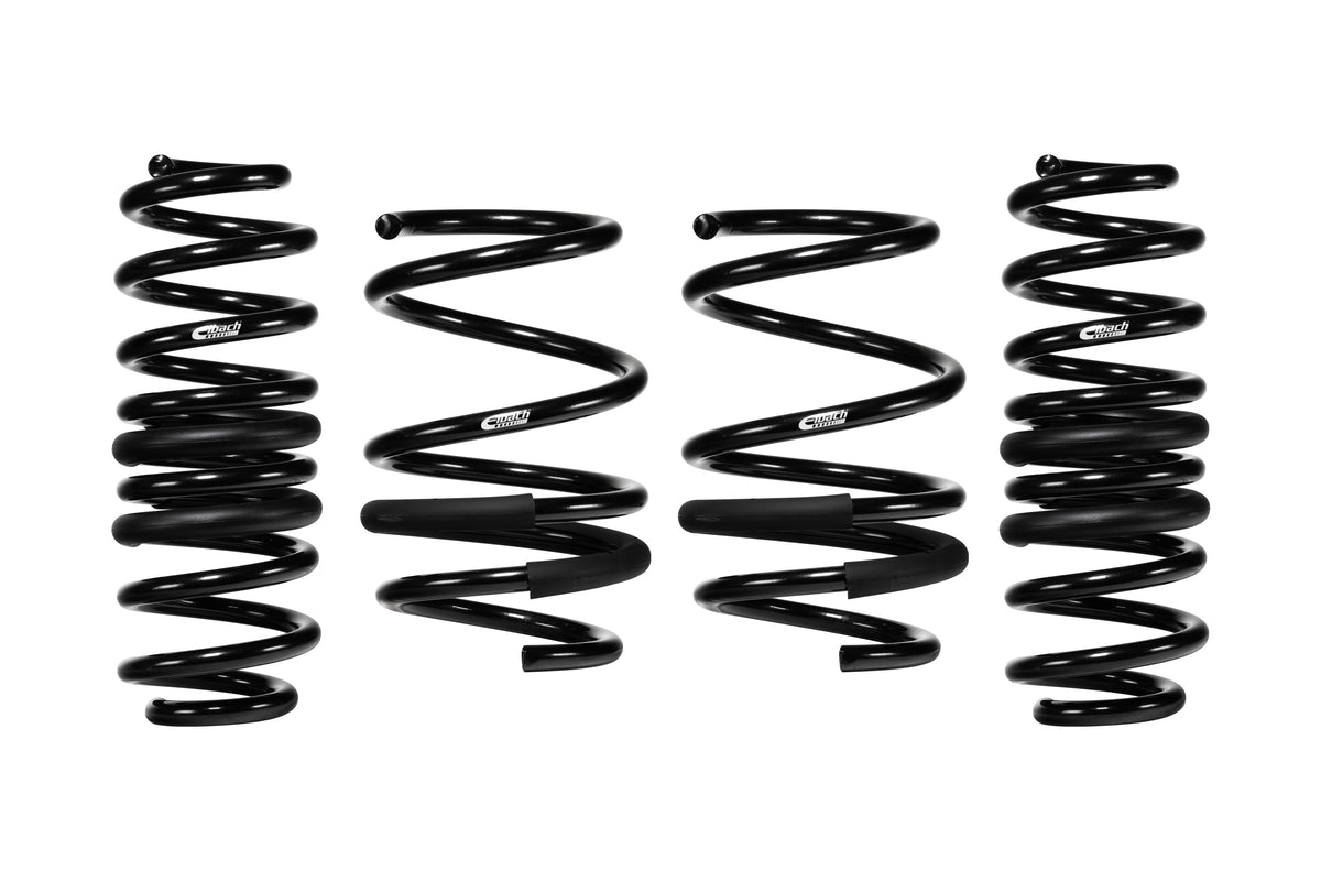 Eibach Pro-Kit Suspension Spring Kit for Toyota GR Corolla 2023-2024, Front and Rear Lowering, Steel, Black Powder Coat