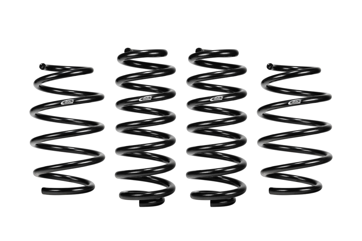Eibach Pro-Kit Suspension Spring Kit for Volkswagen Tiguan and Audi Q3, Lowering, 4 Coil Springs, Black Powder Coat