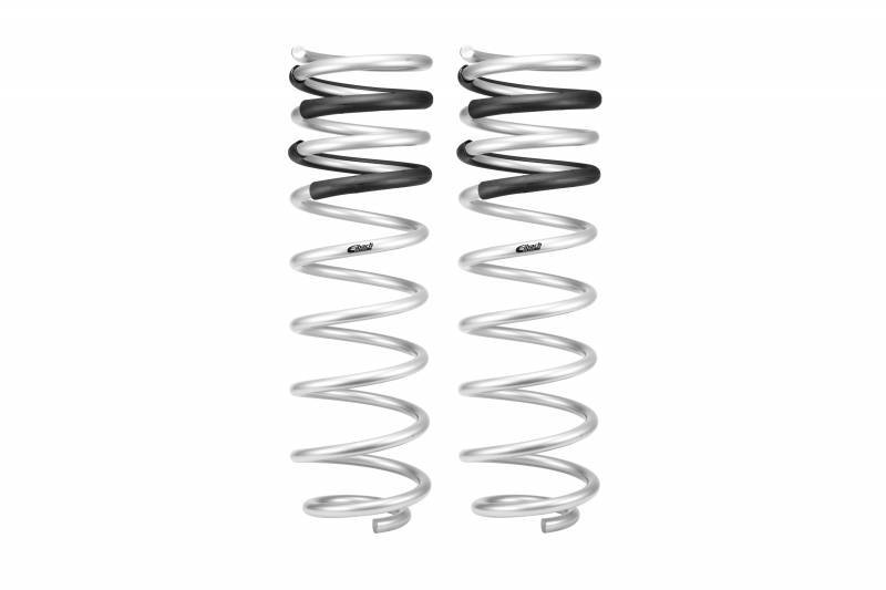 Eibach Pro-Lift Rear Suspension Spring Kit for Ford Fullsize Trucks 2021-2025, 1.5 Inch Lift, Steel, Silver Powder Coat
