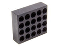 Enderle 7010 Bypass Pill Main Jet Storage Holder for 40 Jets, Aluminum, Black Anodized