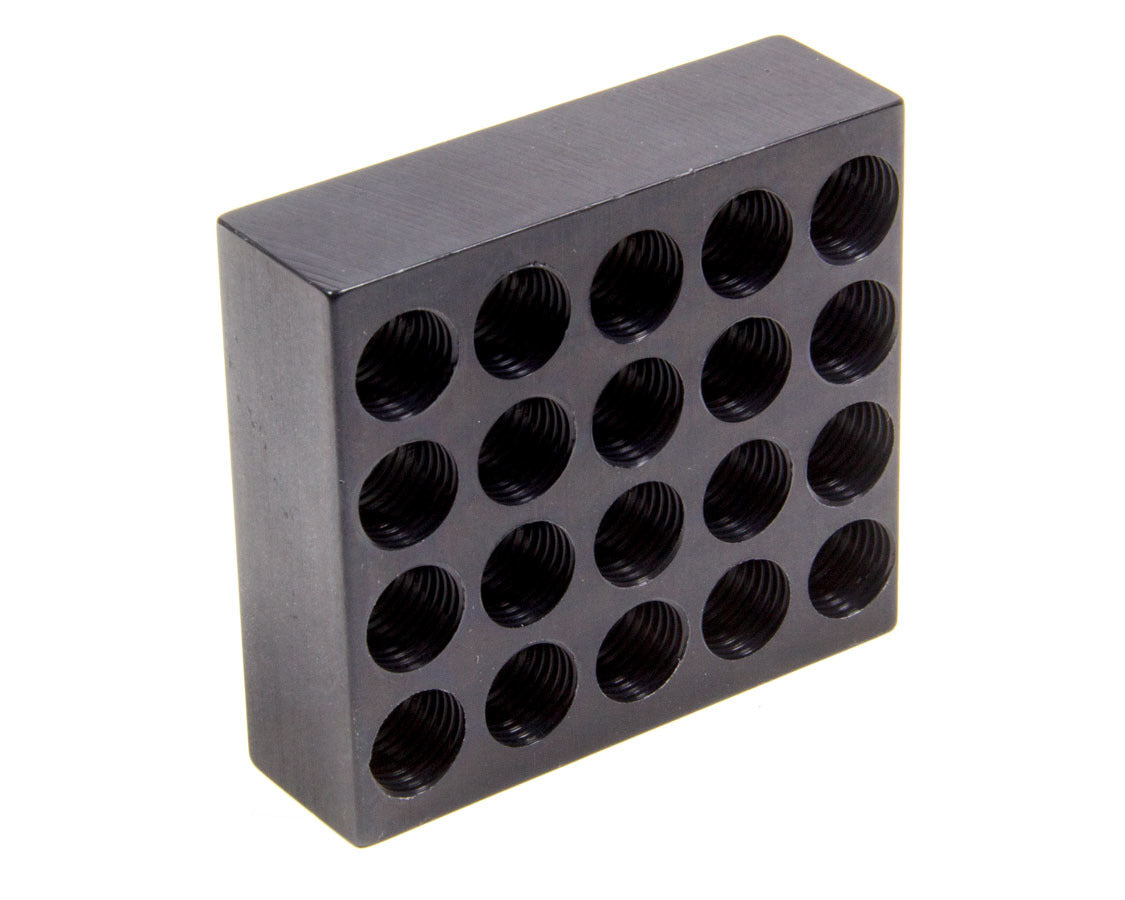 Enderle 7010 Bypass Pill Main Jet Storage Holder for 40 Jets, Aluminum, Black Anodized