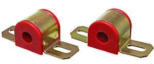 Energy Suspension 9.5108R Hyper-Flex Sway Bar Bushing for 0.875 Inch Bar, Red Polyurethane and Steel, Universal Pair