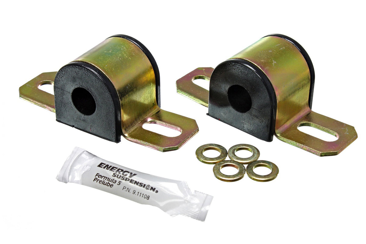 Energy Suspension 9.5111G Stabilizer Bushing for Universal Applications, 1.063 Inch Bar, Polyurethane and Steel Construction, Black and Cadmium Finish