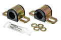 Energy Suspension 9.5126G Sway Bar Bushing Kit for 0.875 Inch Bar, Polyurethane and Steel, Black and Cadmium Finish
