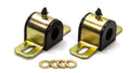 Energy Suspension 9.5157G Greasable Sway Bar Bushings for 13/16 Inch Bar, Polyurethane and Steel, Black and Cadmium Finish
