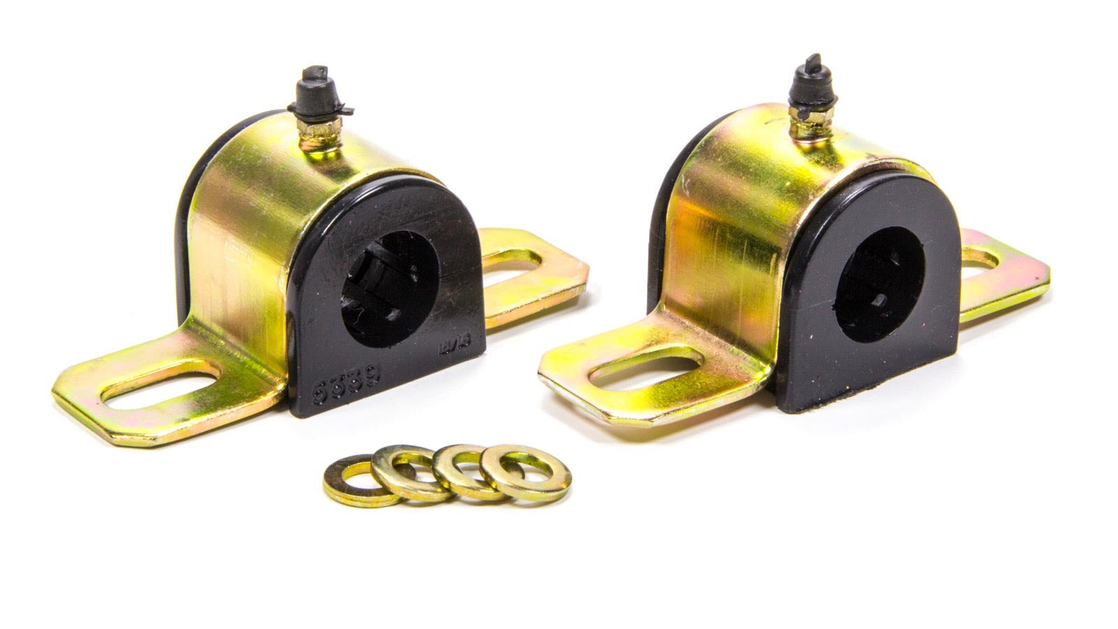 Energy Suspension 9.5160G Greasable Sway Bar Bushing for 15/16 Inch Bar, Polyurethane and Steel, Black with Cadmium Finish