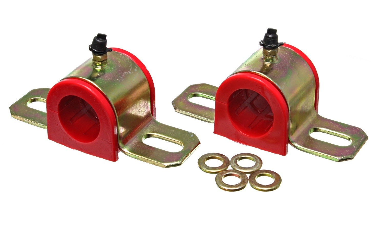 Energy Suspension 9.5167R Sway Bar Bushing Set with Greasable Polyurethane Bushings for 1-5/16 Inch Bar