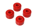 Energy Suspension End Link Bushing 9.8103R, Hyper-Flex Polyurethane, 7/16 in ID, 1-1/4 in OD, 7/8 in Nipple, 3/4 in Length, Red, Set of 4